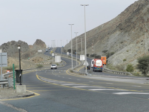 The road to Muscat