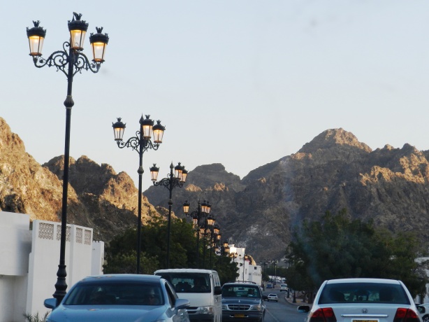 A typical road in Muscat. Pix credit: Swati.