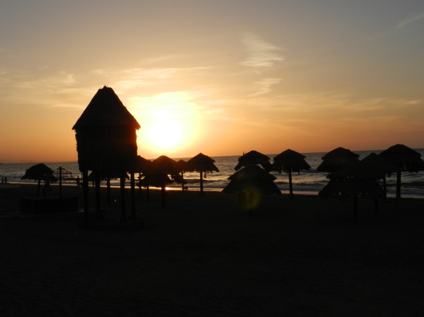 Sunset at Qurum beach