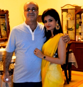 Samah with her father Faeq Hamza